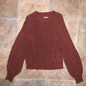 Brown sweater long sleeve